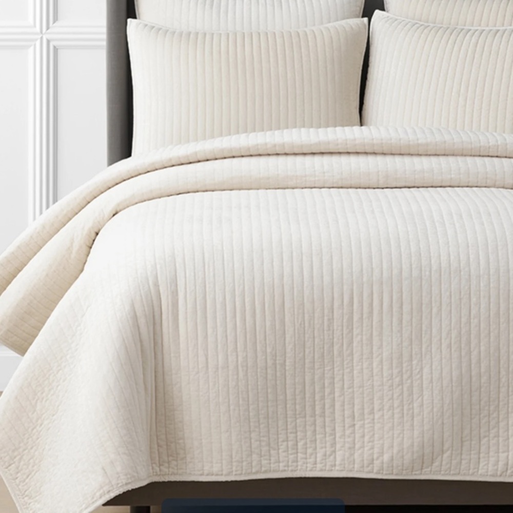Harmony Luxe Ultra-Cozy Velvet Quilt Cream King